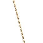 Maison Margiela Men's Logo Ring Necklace in Gold