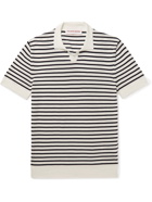 ORLEBAR BROWN - Holman Slim-Fit Striped Sea Island Cotton Polo Shirt - Blue