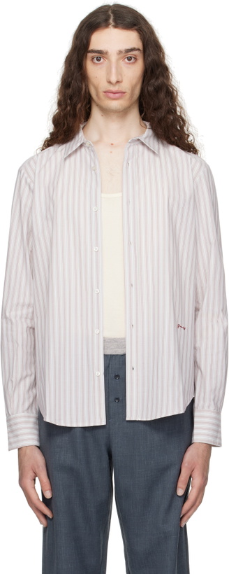 Photo: Paloma Wool Gray & Red Zigo Shirt