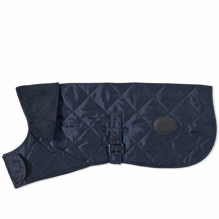 Photo: Barbour Men's Quilted Dog Coat in Navy