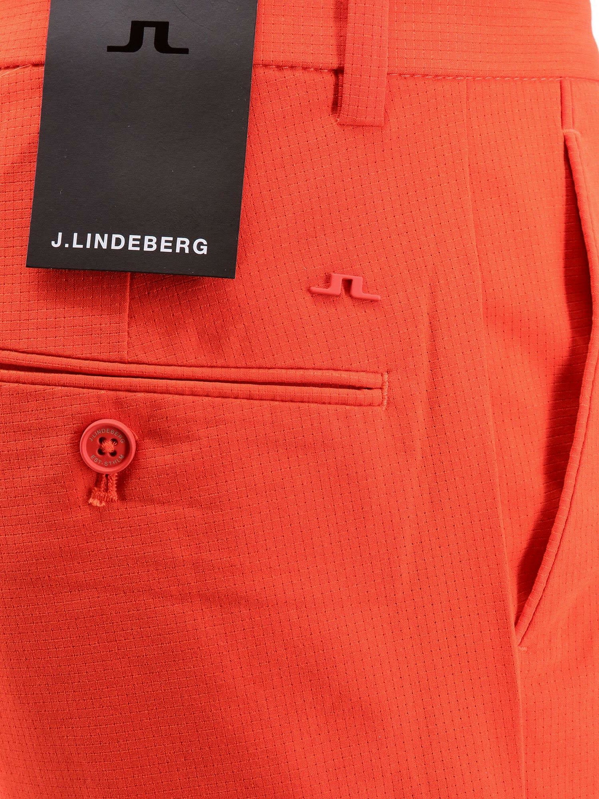 J.Lindeberg Technical Fabric Bermuda Shorts With Logo Print