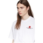 Palm Angels SSENSE Exclusive White Palm x Palm Small T-Shirt