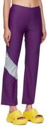 ERL Purple Polyester Lounge Pants