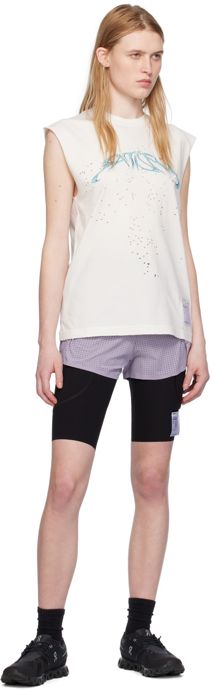 Satisfy Off-White Ventilated Tank Top