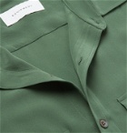EQUIPMENT - The Original Slim-Fit Silk Shirt - Green