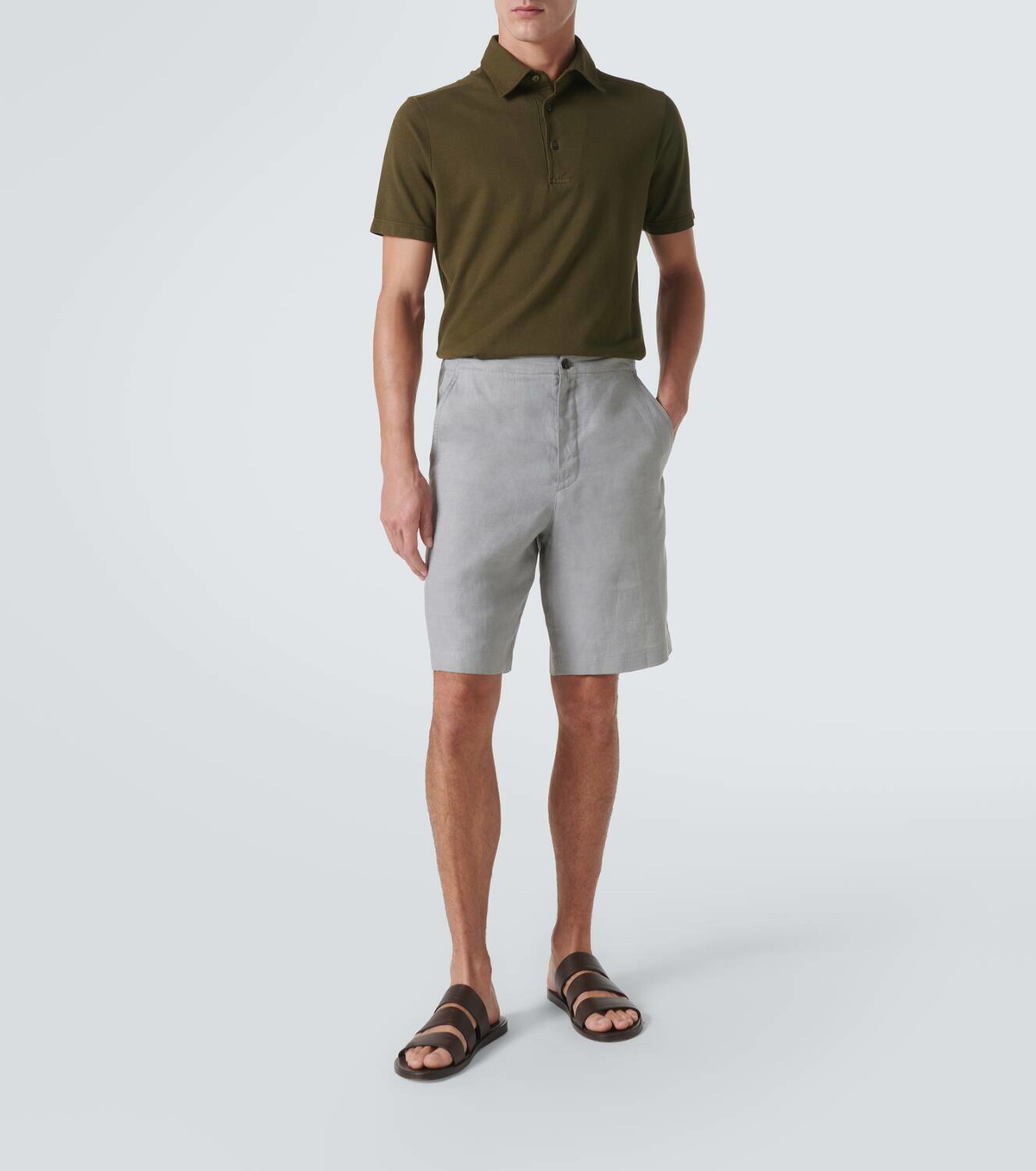 Loro Piana Cotton piqué polo shirt