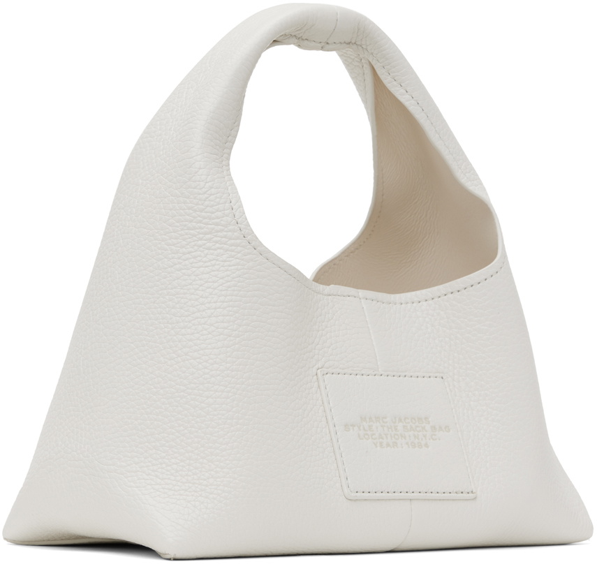 トートバッグ MARC JACOBS White Leather Mini The Sack Bag Handbag Marc Jacobs The Mini Sack Leather Handbag (Top Handle Bags