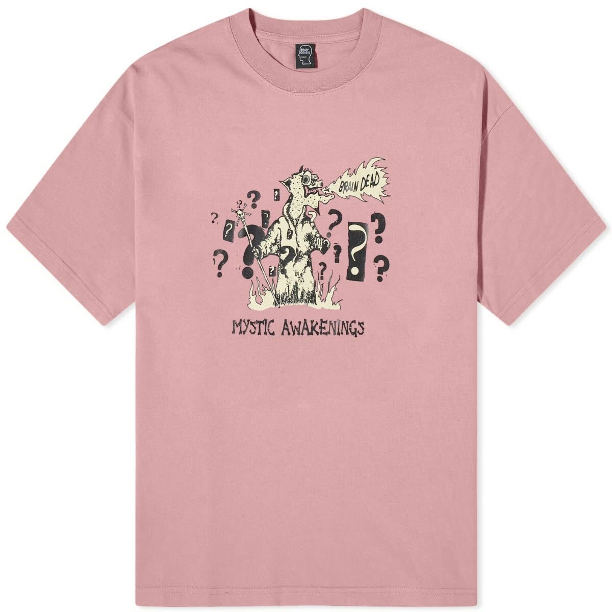 Photo: Brain Dead Men's Mystic Awakenings T-Shirt in Rose