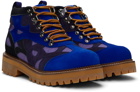 KidSuper Blue & Purple Swirls Boots