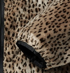 Needles - Grosgrain-Trimmed Leopard-Print Faux Fur Jacket - Animal print