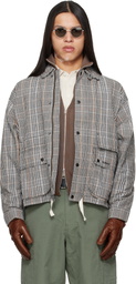 Barbour Off-White & Black Westoe Check Casual Jacket