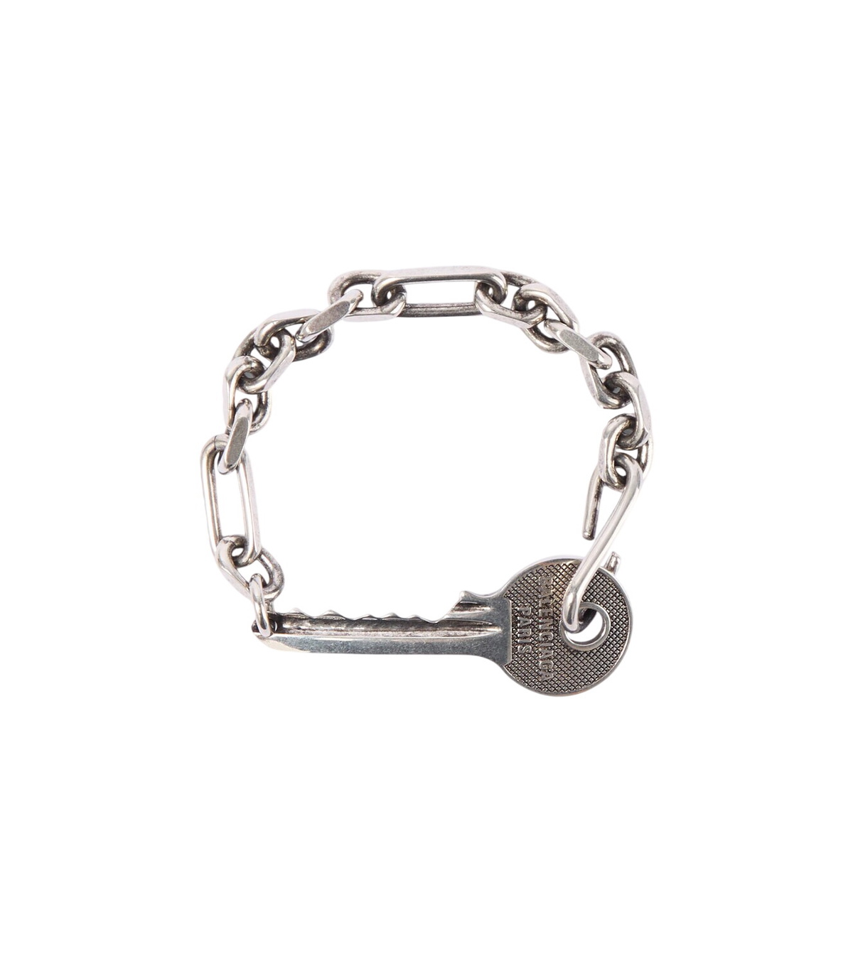 Balenciaga Silver Gourmette Ring Balenciaga