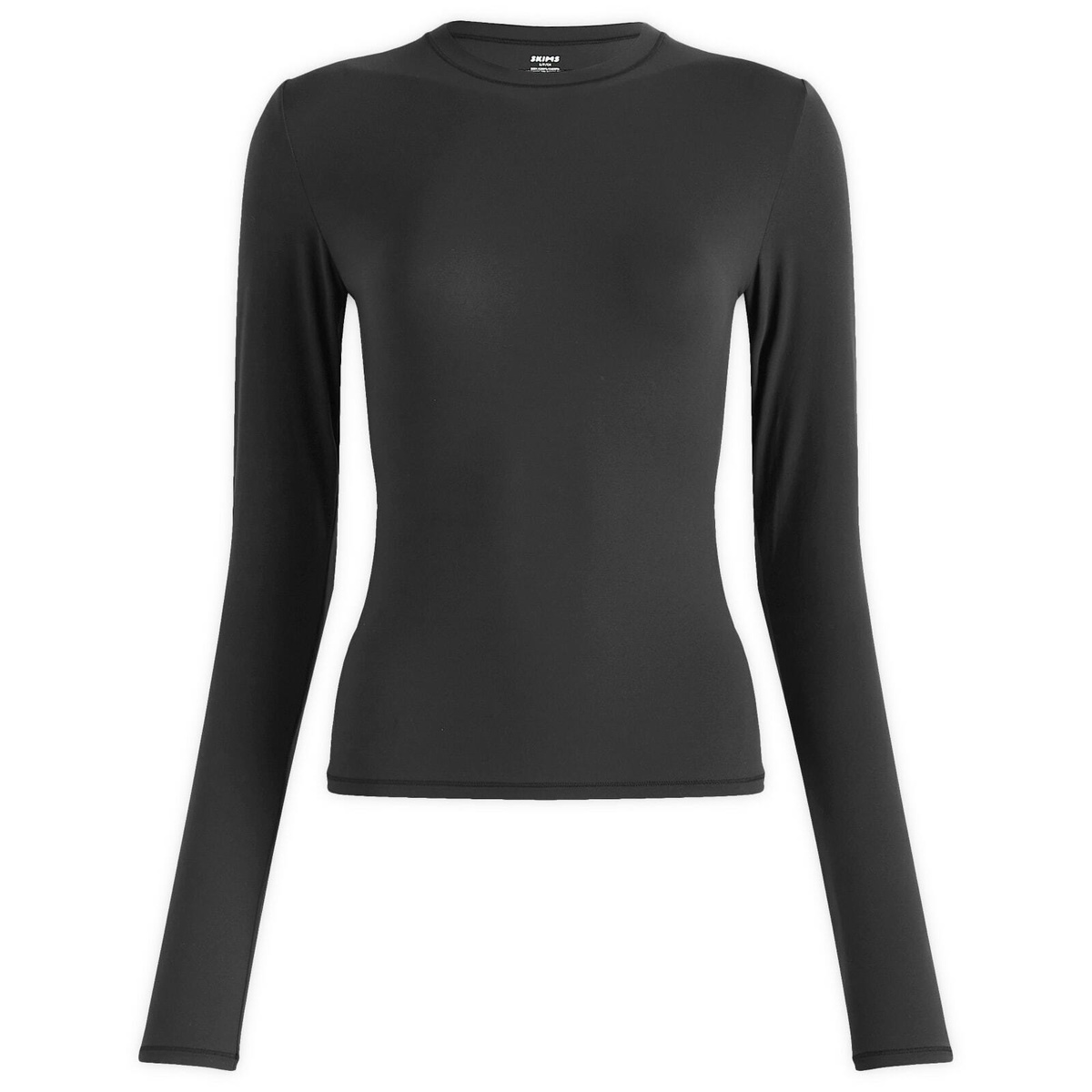 SKIMS LONG SLEEVE T-SHIRT Onyx スキムス FITS EVERYBODY MENS SLIM LONG SLEEVE T-SHIRT | ONYX | SKIMS