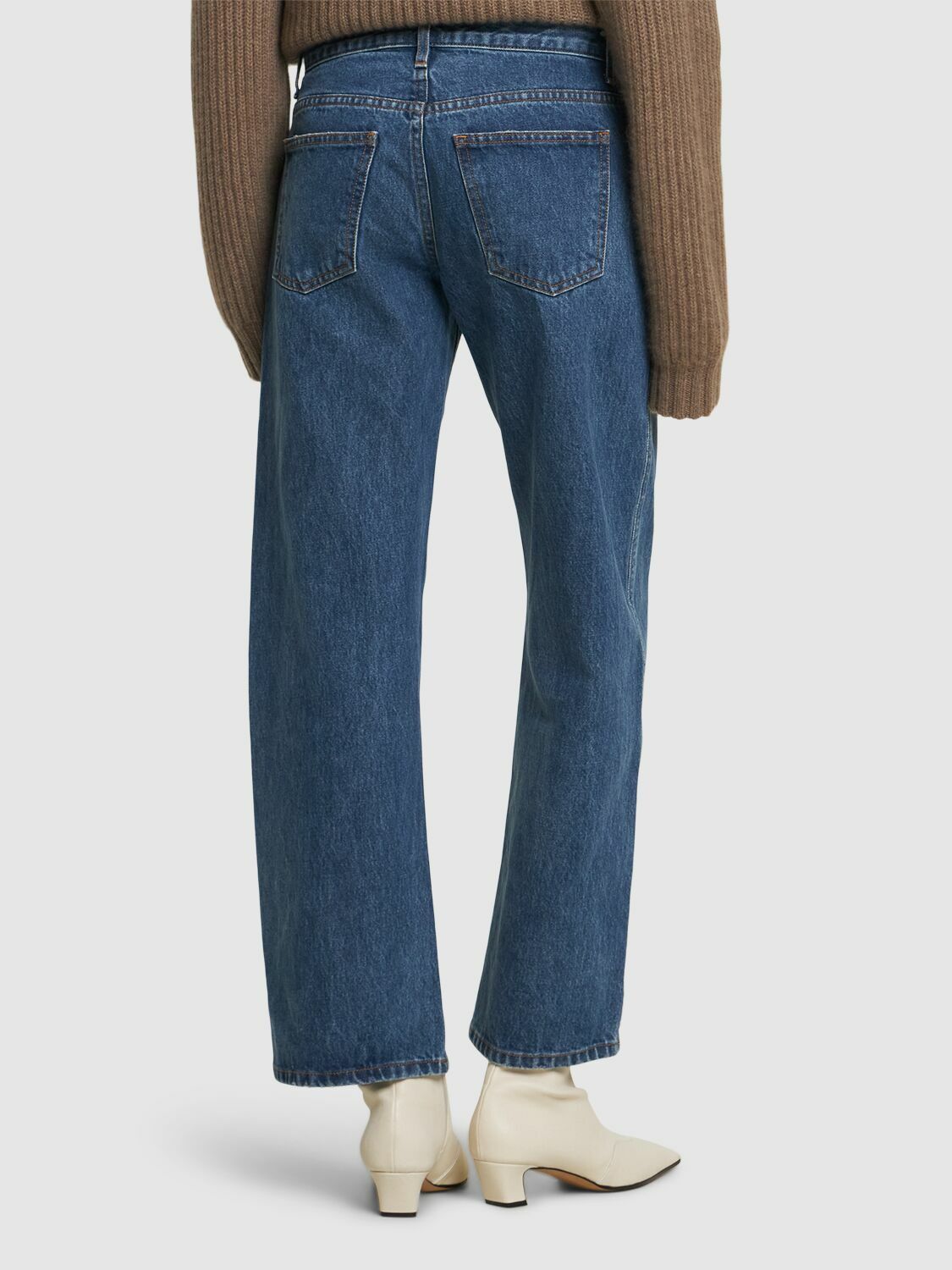 【Khaite】Kerrie ミッドライズ ストレートジーンズ KHAITE Kerrie Mid Rise Straight Jeans Khaite