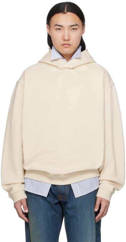 Photo: Maison Margiela Off-White Embroidered Hoodie