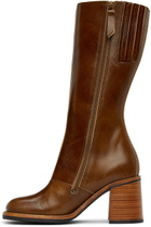 Our Legacy Brown Shaft Mid-Calf Boots