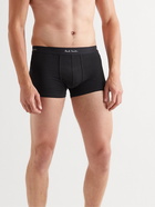 Paul Smith - Three-Pack Stretch-Cotton Boxer Briefs - Black