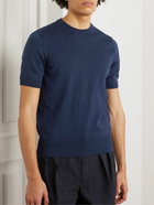 DOPPIAA - Cotton T-Shirt - Blue