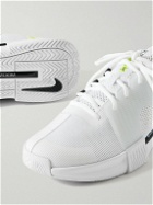 Nike Tennis - Zoom GP Challenge 1 Rubber-Trimmed Mesh Tennis Sneakers - White