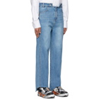 ADER error Blue Bite Jeans