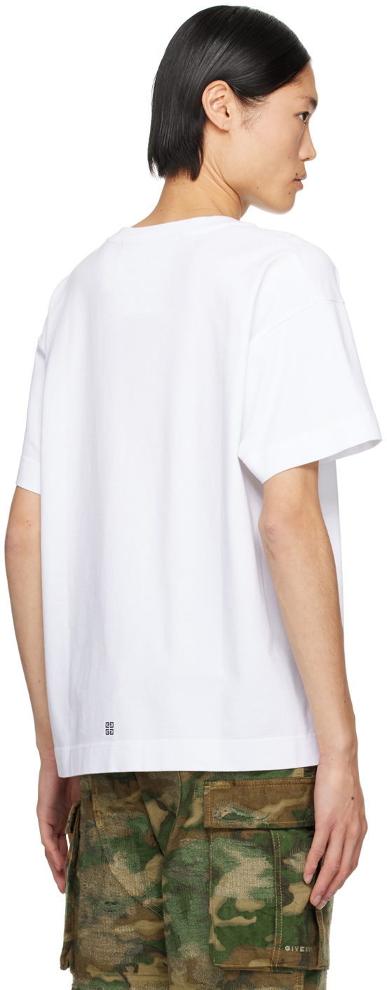 Tシャツ・カットソー GIVENCHY SS24 Givenchy Shirts White (BW617X 14M6100) White Graphic T-Shirt by Givenchy on Sale