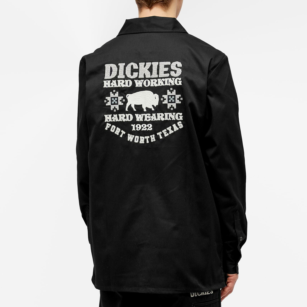 wedstore Dickies ブラック Dickies Men's Wichita Shirt in Black Dickies Construct