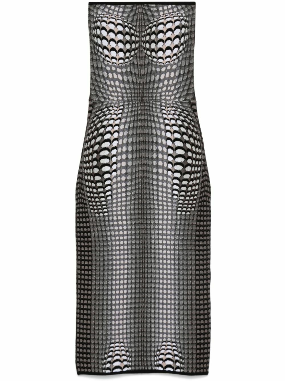 MARINE SERRE - Moon Midi Tube Dress Marine Serre