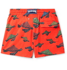 Vilebrequin - Moorise Mid-Length Printed Swim Shorts - Orange