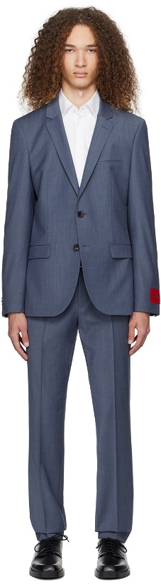 Photo: Hugo Blue Slim-Fit Suit