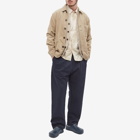 Universal Works Men's Corduroy Bakers Jacket in Stone