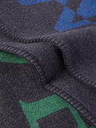 Loewe - Logo-Detailed Striped Mohair-Blend Blanket