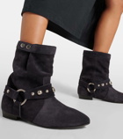 Isabel Marant Stanya studded suede ankle boots