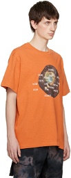 Song for the Mute Orange Printed T-Shirt
