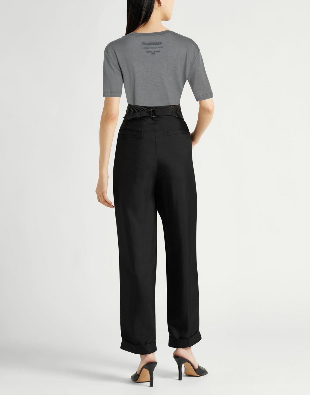 's Max Mara Womens T-shirt in Grey