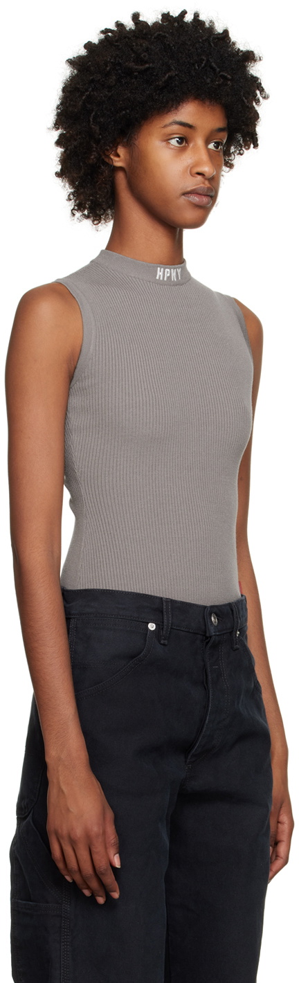 Heron Preston Taupe 'HPNY' Bodysuit