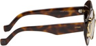 LOEWE Brown & Gold Double Frame Sunglasses