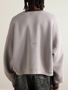 Acne Studios - Fester Garment-Dyed Cotton-Jersey Sweatshirt - Gray