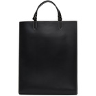 Maison Margiela Black Leather Shopper Tote