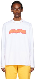 Jacquemus White Le Papier 'Le T-Shirt Pate À Modeler' Long Sleeve T-Shirt