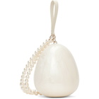 Simone Rocha Off-White Large Pearl Egg Bag