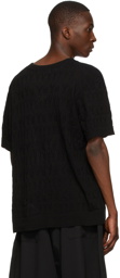 Yohji Yamamoto Black Cotton T-Shirt