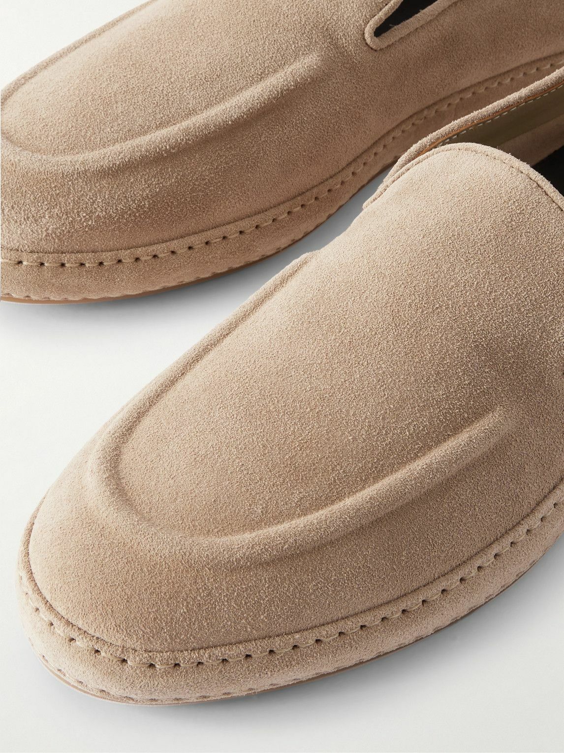 Canali - Suede Loafers - Neutrals