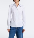 Dolce&Gabbana Cotton-blend poplin shirt