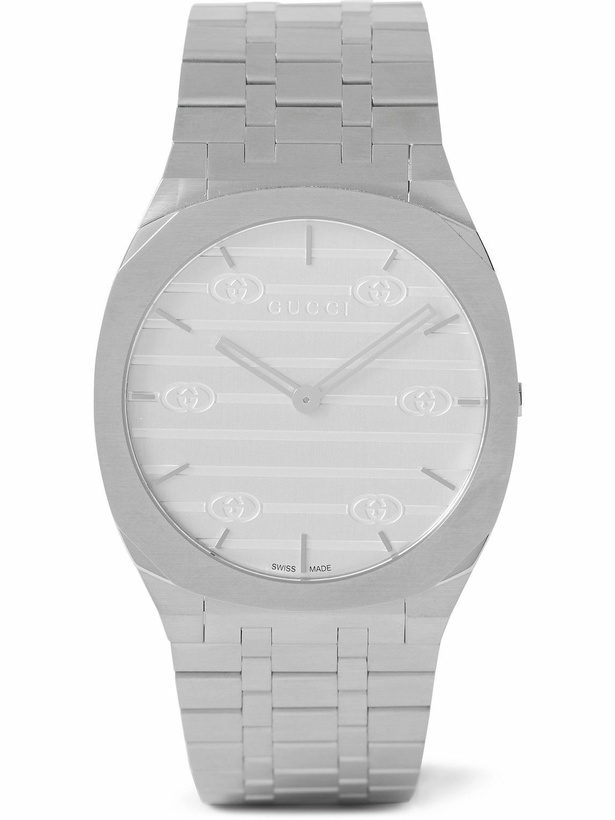 Photo: GUCCI - 25H 38mm Stainless Steel Watch