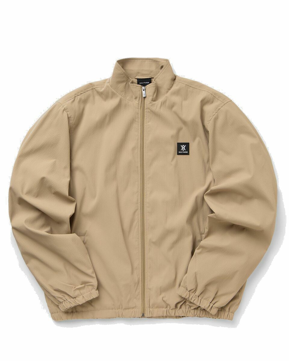 Photo: Daily Paper Peyisai Jacket Brown - Mens - Track Jackets