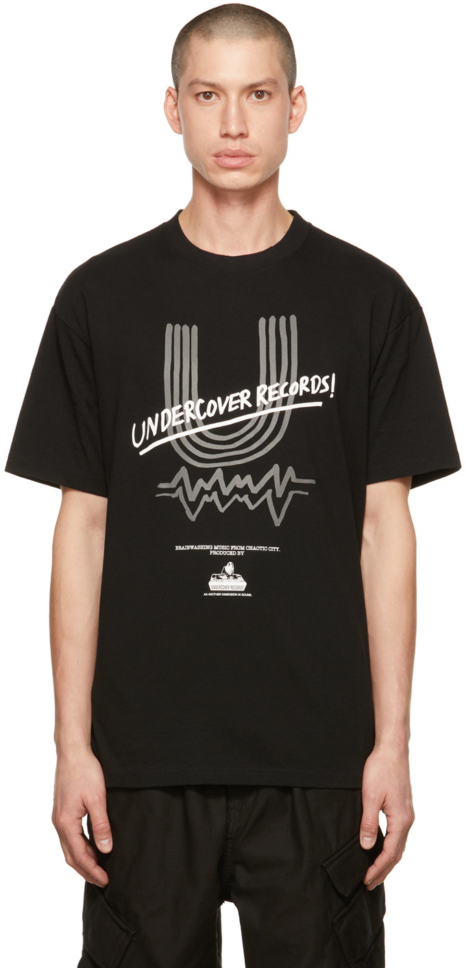 UNDERCOVER Black 'Records!' T-Shirt Undercover