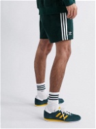 adidas Consortium - Noah Straight-Leg Logo-Embroidered Cotton-Corduroy Shorts - Green
