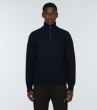 Moncler - Virgin wool half-zip sweater