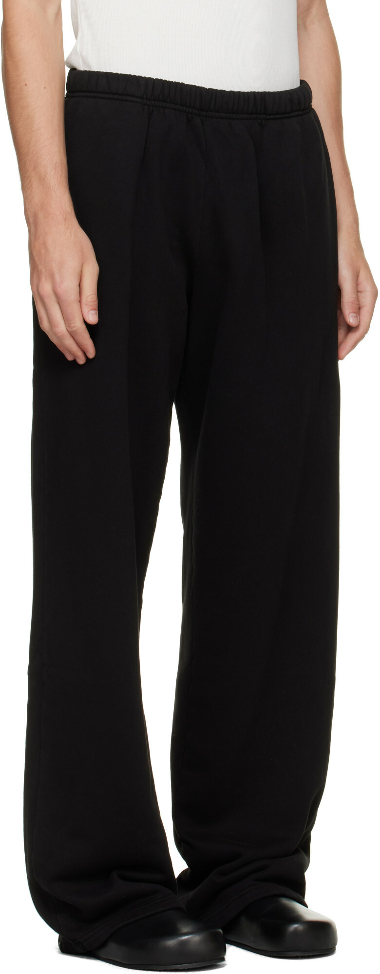 Les Tien Black Heavyweight Puddle Sweatpants