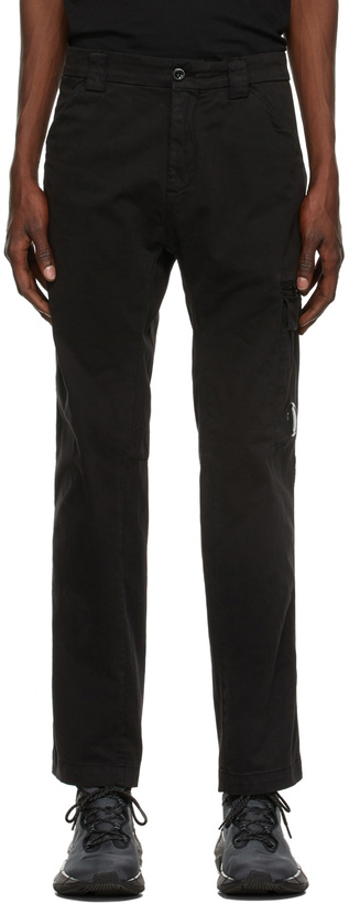 Photo: C.P. Company Black Stretch Sateen Trousers